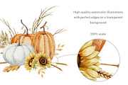 Autumn rustic watercolor - Fall set, an Illustration by Alisles (Thumbnail 11 of 12)