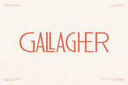 Gallagher - Ligature Sans, a Sans Serif Font by Almeera Std (Thumbnail 1 of 8)