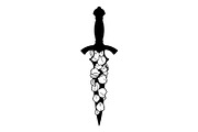 Ornamental Dagger Silhouette Bundle, an Object Illustration by Gaye Art (Thumbnail 5 of 31)