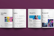 Art Gallery Exhibition Catalog, a Brochure Template by E-Type (Thumbnail 2 of 8)