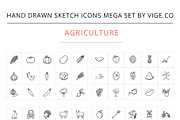 Hand drawn sketch vector icons, an Icon by Visual Generation (Thumbnail 3 of 16)