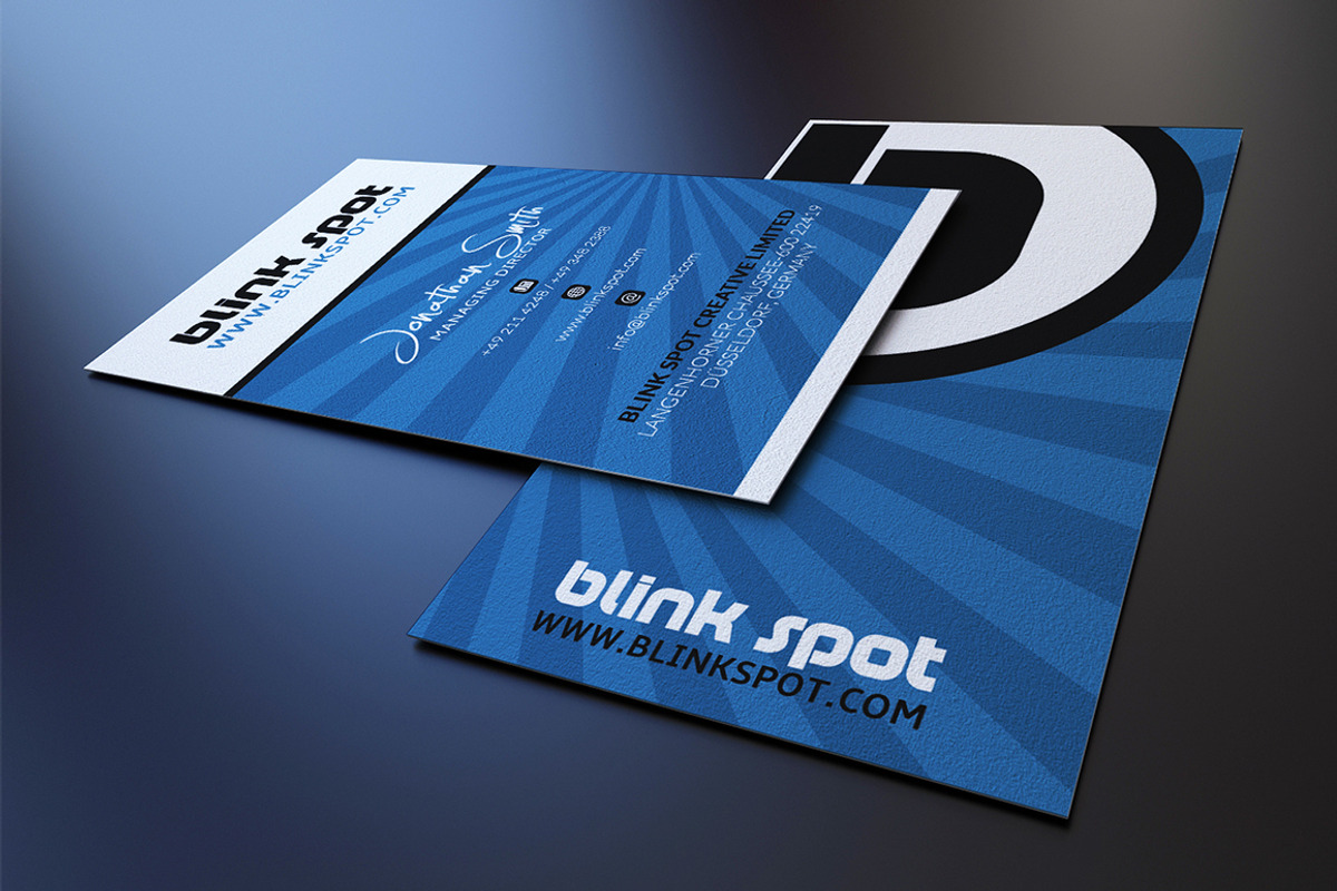Modern Blue Business Card, a Business Card Template by Marvel (Photo 4 of 6)