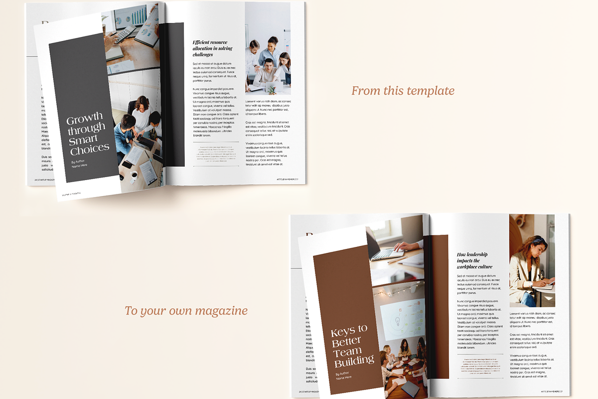Business & Startup Magazines Bundle, a Magazine Template by Creatif Foundry (Photo 8 of 9)
