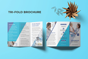 Medical Healthcare Trifold Brochure