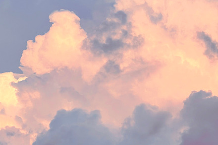 Beautiful lush yellow clouds, a Photo by Natalia Flurno