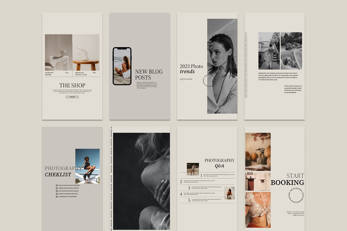 Hampton | Showit & Canva Bundle, a Landing Page Template by Lavinia Visuals (Photo 6 of 10)