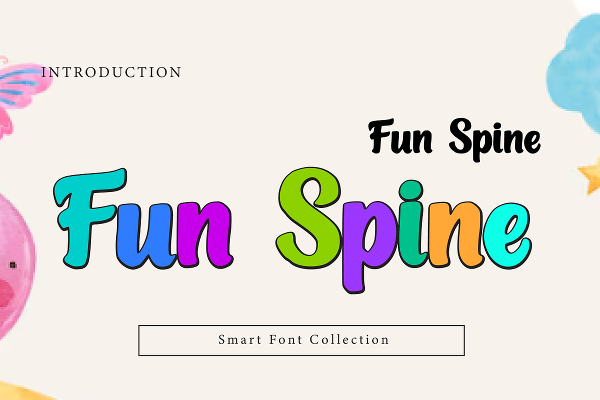 Fun Spine, a Slab Serif Font by Wow Magic (Photo 1 of 3)