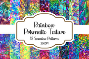 Rainbow Prismatic Texture Patterns, a Pattern Graphic by PrintablesByFranklyn (Thumbnail 1 of 4)