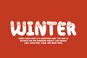 Santa Candy - Christmas Font, a Sans Serif Font by Iqsiart Studio (Thumbnail 4 of 7)