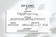 Nozomi | Handwriting Script Font, a Script Font by JprintStudio (Thumbnail 6 of 6)