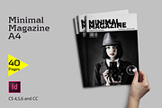 Minimal Magazine, a Magazine Template by Firtana (Thumbnail 1 of 14)