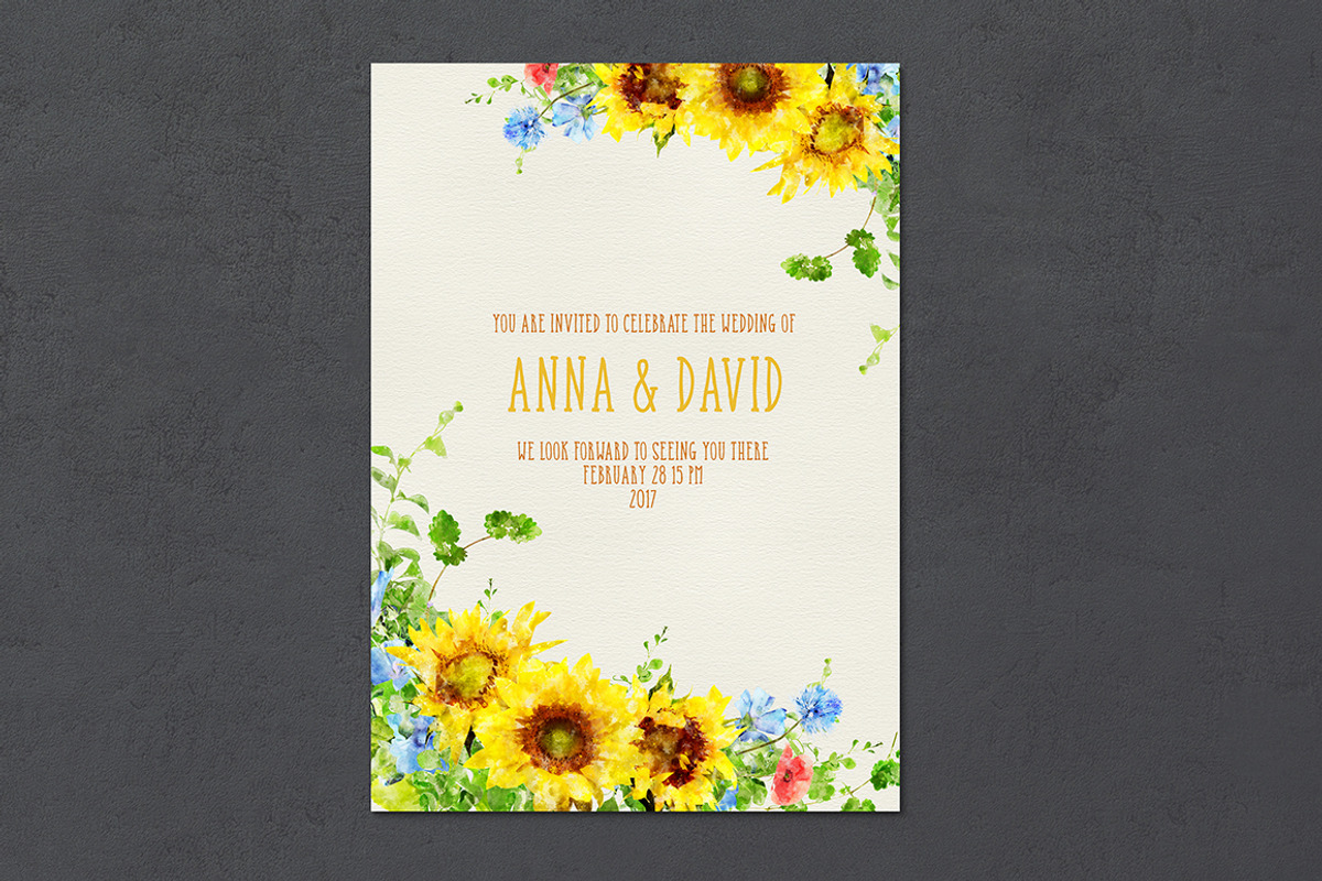 Watercolor Sunflowers, a Graphic by TheSeventhDesire (Photo 7 of 8)