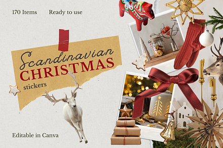 Scandinavian Christmas Sticker Pack