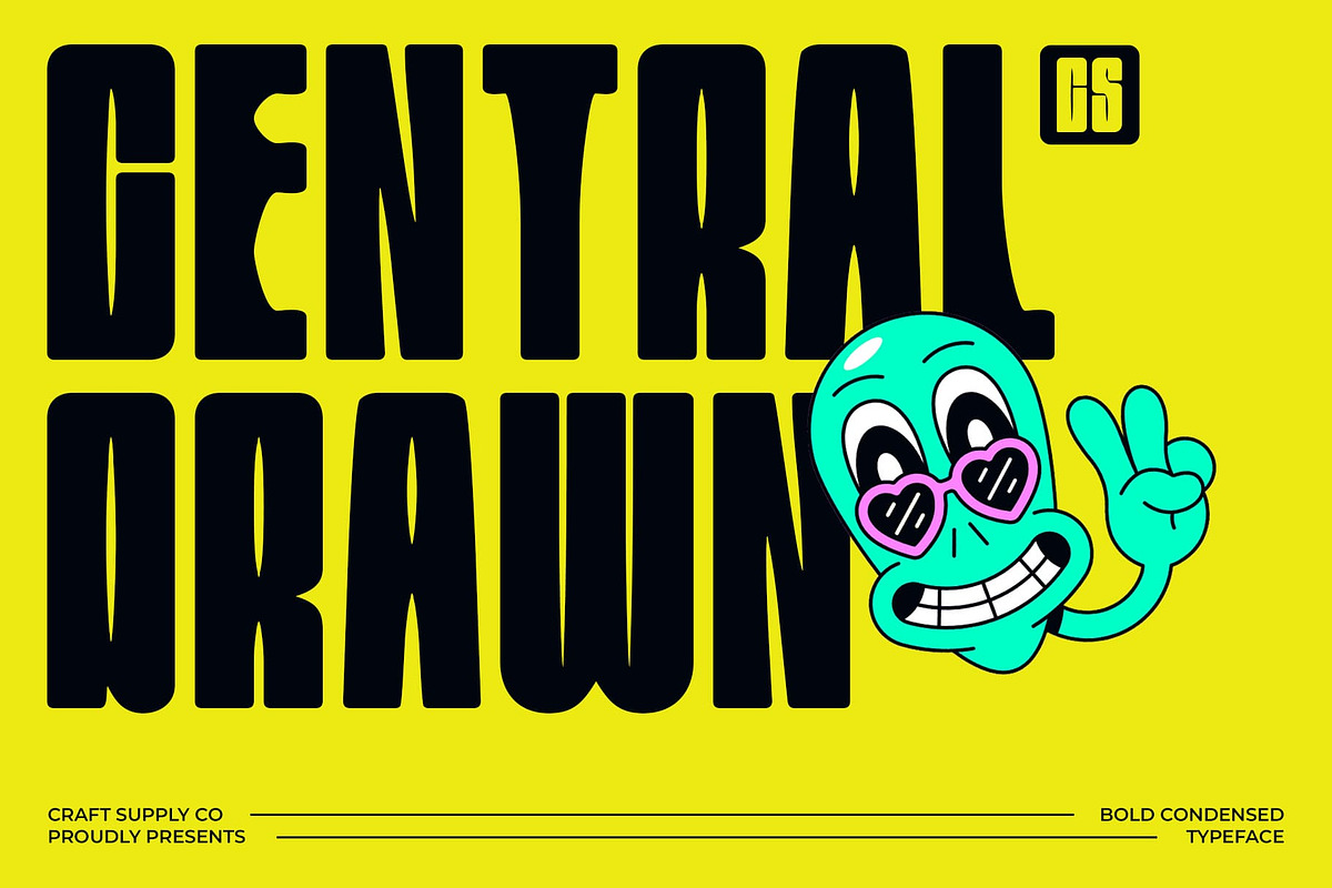 CS Central Drawn, a Sans Serif Font by Craft Supply Co. (Photo 1 of 8)