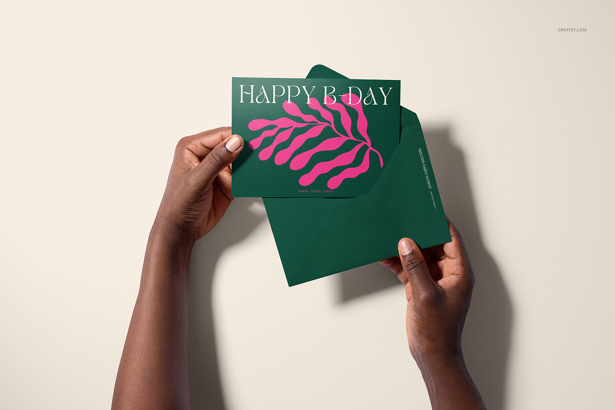 5x7 Folded Greeting Cards Mockup Set, a Merchandise Mockup by creatsy5 (Photo 13 of 33)