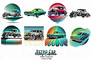 80 Groovy Vintage Car Lover T-shirt, an Illustration by Sofia's Fashion (Thumbnail 7 of 9)