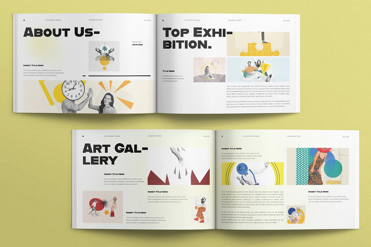 Art Exhibition Catalog Layout Design, a Brochure Template by MassiveCreator (Photo 3 of 4)