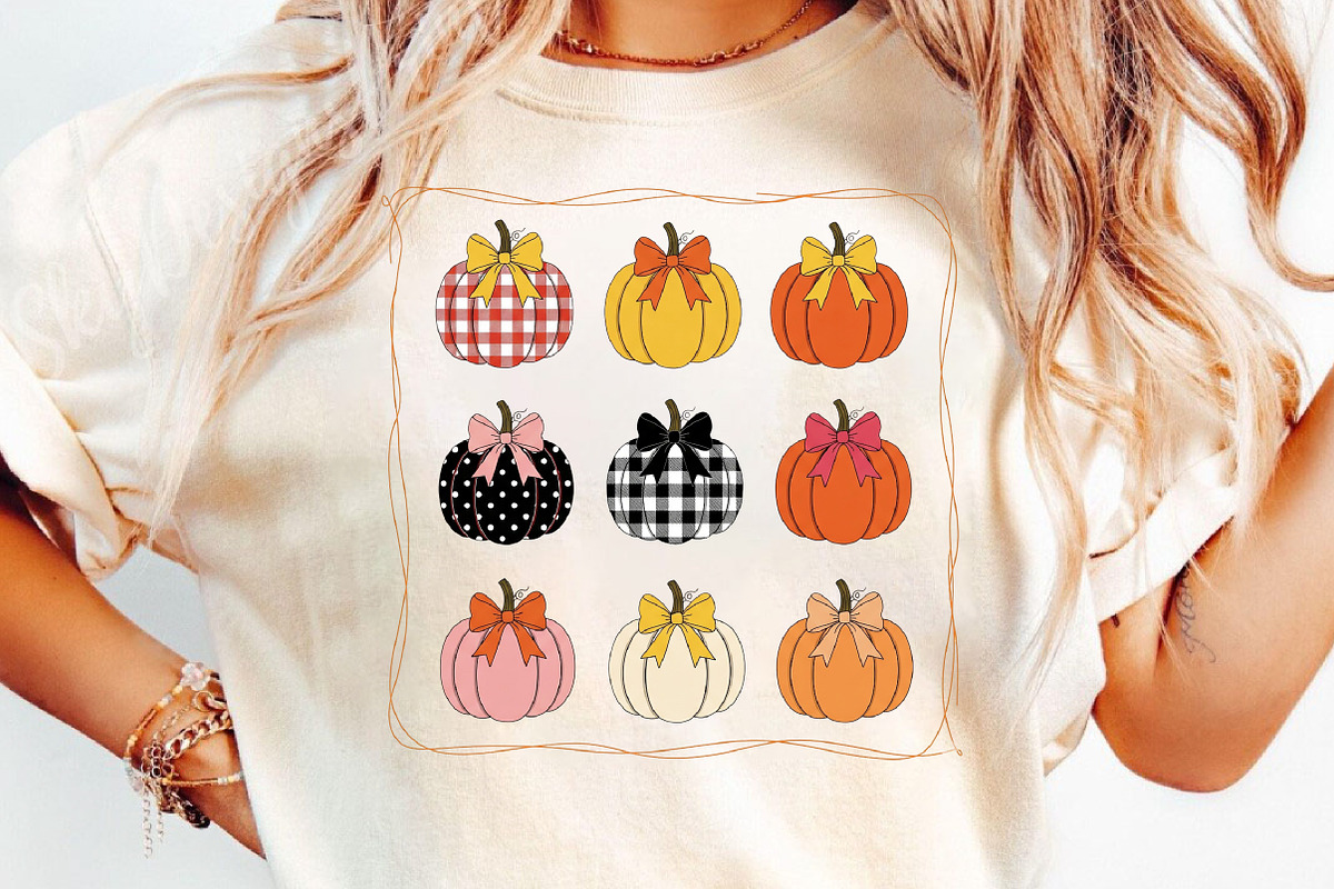 Watercolor Cute Pumpkins, Fall Clipa, an Illustration by DreamCafeArt (Photo 6 of 6)
