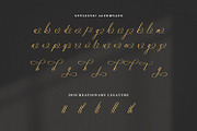Cathialla calligraphy script font, a Script Font by nizarbagasm (Thumbnail 8 of 9)