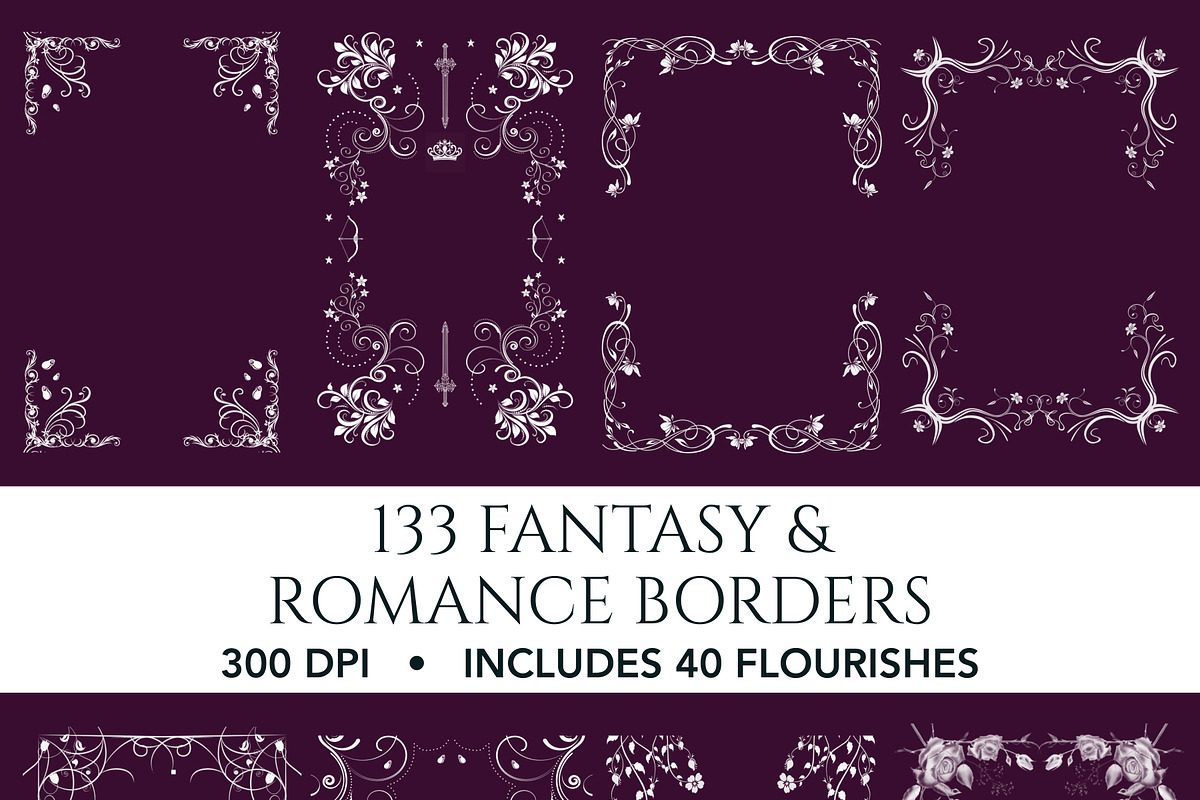 Fantasy Borders and Flourishes, a Graphic by Papaya (Photo 2 of 11)