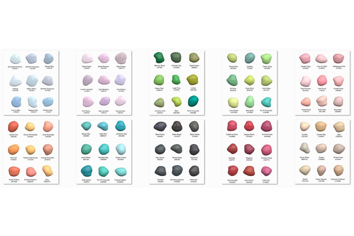10 Palettes of Handpicked Paint Tint, an Object Graphic by Kseniya-Omega (Photo 2 of 3)