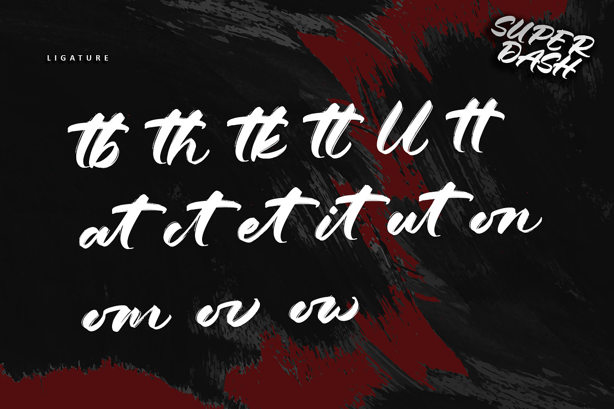 Super Dash, a Handwritten Font by Letterara (Photo 12 of 12)
