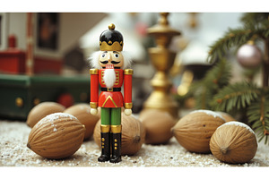 A charming Nutcracker soldier guards, a Graphic by TatsianaSalauyova