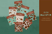 Animal Farm Watercolor Patterns, a Pattern Graphic by watercolor kamill (Thumbnail 2 of 12)