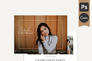 Graduation Announcement Template BR, an Invitation Template by Laurie Cosgrove Design (Thumbnail 1 of 7)
