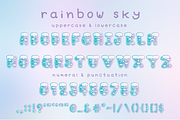 Rainbow Sky -  SVG Color Cute Font, a Symbol Font by Kanink Studio (Thumbnail 8 of 9)