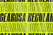 Geakosa Condensed Display Sans Font, a Sans Serif Font by Kulokale (Thumbnail 7 of 10)