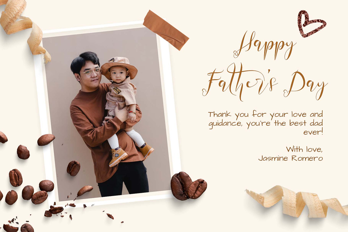 Father Love, a Script Font by Yoga Letter (Photo 2 of 6)