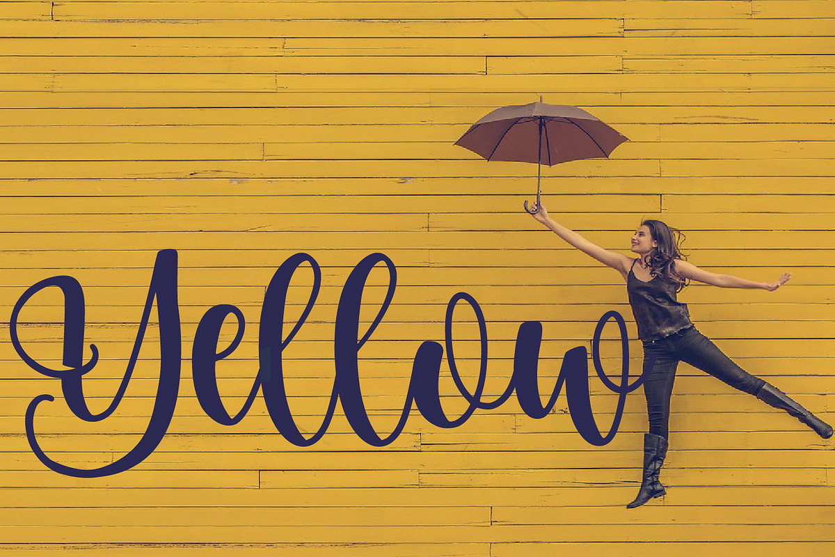 Bingits Script, a Script Font by adelaide (Photo 5 of 5)