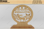 Lasercut Objects Scooter House Decor, a Design Template by AtacanDigital (Thumbnail 6 of 10)