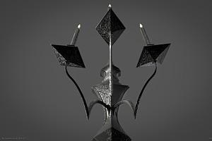 Chandelier 3d Model Game Ready