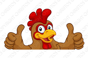 Chicken Rooster Cockerel Bird, an Animal Illustration by Christos Georghiou
