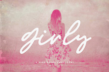 Girly Feminine Script Font