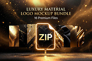 Luxury Material Logo Mockup PSD Pack, an Advertising Mockup by Dreamanart (Thumbnail 2 of 3)