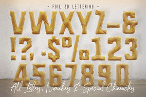 Foil & Fabric Lettering Duo