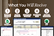 Google Sheets Budget & Bill Tracker, a Templates & Theme by vitalinagerman (Thumbnail 2 of 10)