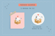 Cats illustration pack & patterns, a Graphic by Nina Bered Illustration (Thumbnail 3 of 6)