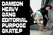 Dameon - Bold Reverse Contrast Font, a Sans Serif Font by Pekotype (Thumbnail 6 of 16)
