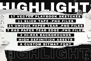 ROGUE - BEAST COLLAGE PACK, an Object Graphic by GOAT Design Co. (Thumbnail 11 of 11)