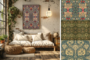 William Morris Seamless Pattern 15, a Pattern Graphic by ARTOZEN DIGITAL (Thumbnail 2 of 15)