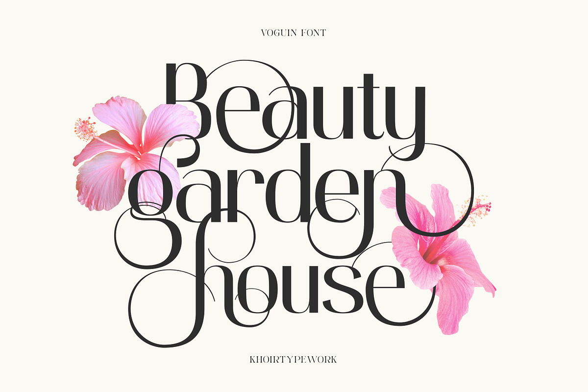 Voguin - Beauty Font, a Sans Serif Font by Khoir (Photo 2 of 9)