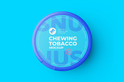 Snus Chewing Tobacco one lock 4 PSD, a Packaging Mockup by easymock 2 (Thumbnail 14 of 15)
