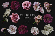 Mulberry Floral Clip Art Pattern Kit, an Object Graphic by Eclectic Anthology (Thumbnail 15 of 17)