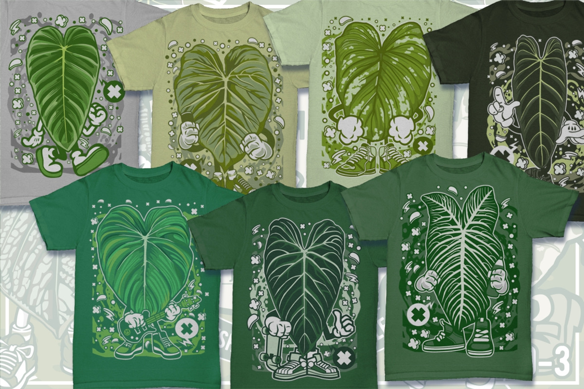 100 Cartoon Tshirt Designs Bundle #9, an Illustration by roach_graphic (Photo 10 of 17)