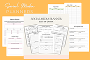 Social Media Content Planner, a Stationery Template by Local Marketing Templates (Thumbnail 1 of 6)