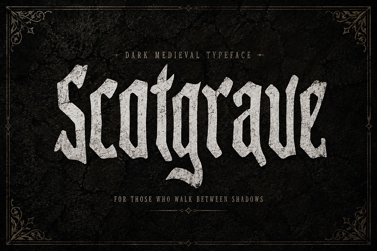 Scotgrave, a Blackletter Font by Wow Magic (Photo 3 of 4)